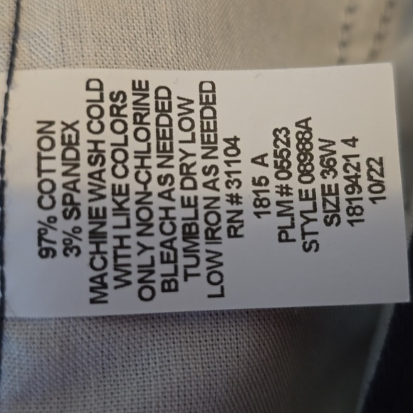 SADDLEBRED BRAND MENS NAVY BLUE FRONT PLEATED SHORTS SIZE 36W - Picture 14 of 14